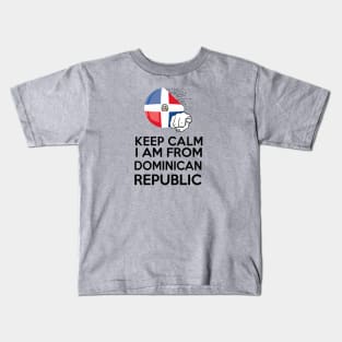 Keep Calm i am from Dominican Republic Kids T-Shirt